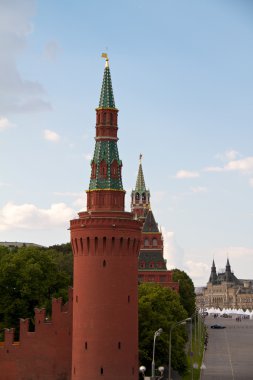 Moskova kremlin duvarı