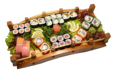 Sushi set - maki sushi ve nigiri suşi farklı