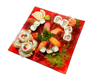 Sushi set - maki sushi ve nigiri suşi farklı