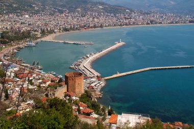 Kızıl kule (kırmızı Kulesi), inturkish şehir Alanya