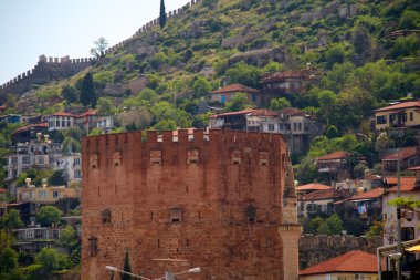 Kızıl kule (kırmızı Kulesi), inturkish şehir Alanya