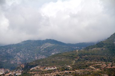 Alanyas Akdeniz kıyı şeridi ve Osmanlı Kalesi (Türkiye)