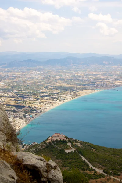 Vakker kyst i Hellas – stockfoto