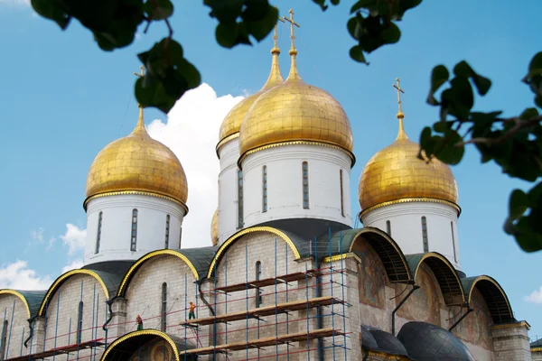 Успенский собор Московского Кремля — стоковое фото