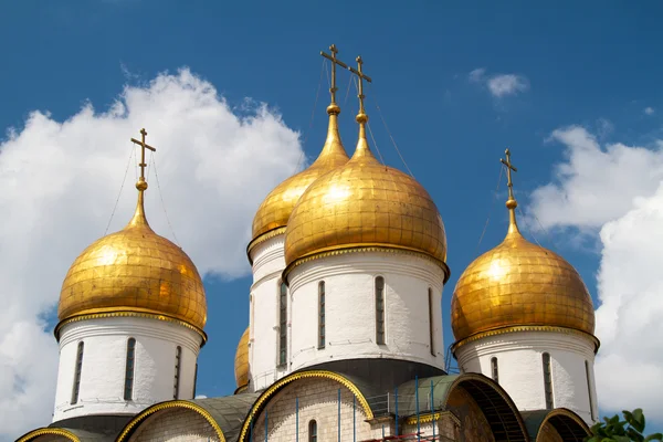 Sobór Zaśnięcia Matki Bożej w Moskwie Kremla — Zdjęcie stockowe