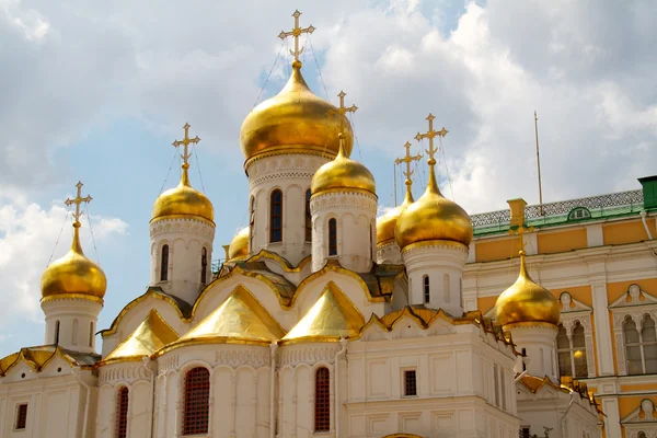 Ο καθεδρικός ναός του Ευαγγελισμού της Θεοτόκου στο Κρεμλίνο, Μόσχα, Ρωσία — Φωτογραφία Αρχείου