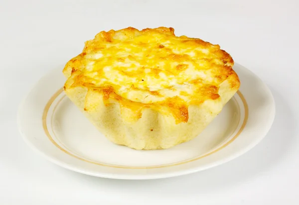 stock image Ndividual meat pie with potato topping.