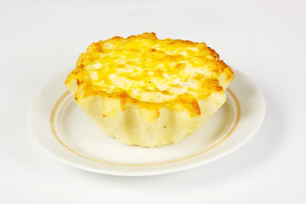 Ndividual meat pie with potato topping. — Stock Photo, Image