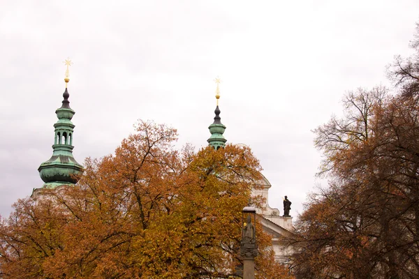 老布拉格城市景观-旧楼 — 图库照片