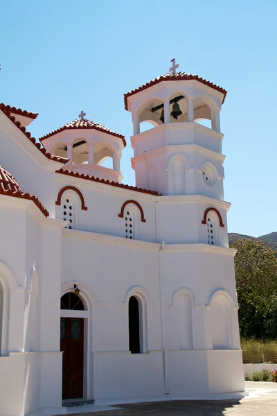 Capilla ortodoxa tradicional griega en la isla de Rodas, Grecia —  Fotos de Stock