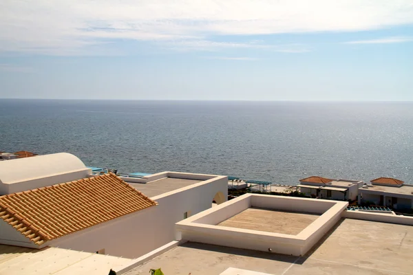 Hermoso hotel cerca del mar en Grecia —  Fotos de Stock