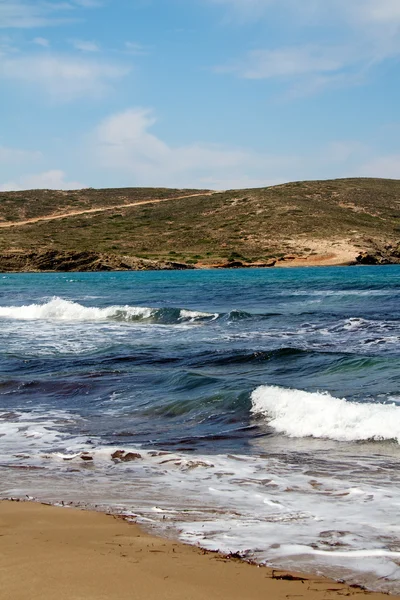 Eiland en de zee, Griekenland — Stockfoto