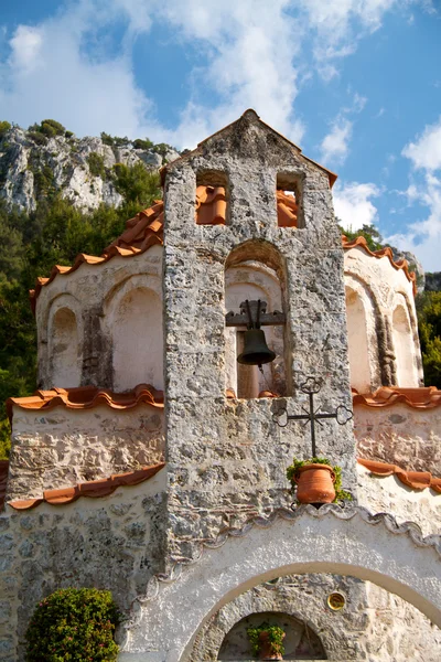 Řecké tradiční ortodoxní hlavu na ostrově Rhodos, Řecko — Stock fotografie