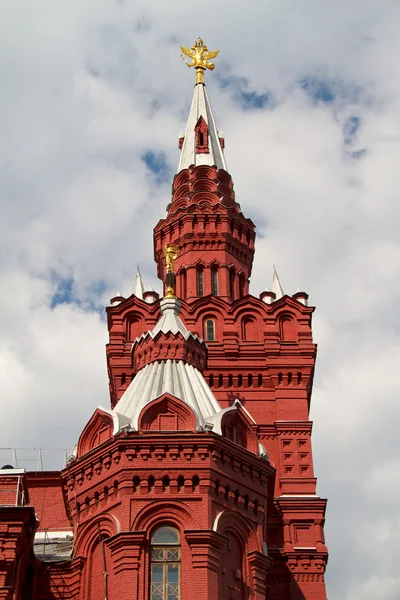 Ιστορικό Μουσείο για την Κόκκινη πλατεία, Μόσχα, Ρωσία — Φωτογραφία Αρχείου