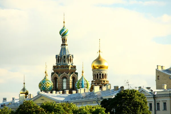 Templom, a Megváltó, a vér, Szentpétervár — Stock Fotó