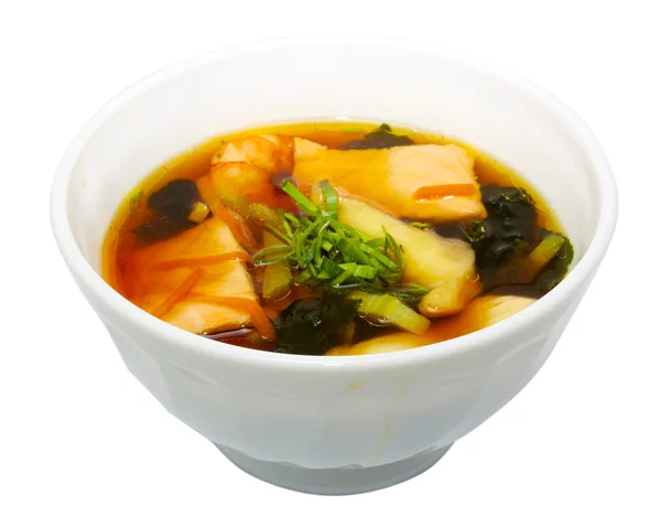Kuchnia japońska - zupa miso — Zdjęcie stockowe