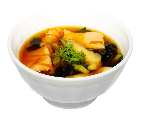 Kuchnia japońska - zupa miso — Zdjęcie stockowe