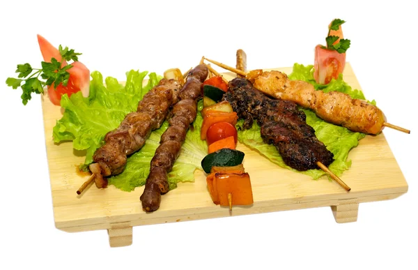 烧烤-日本传统食品μπάρμπεκιου - Ιαπωνία παράδοση τροφίμων — 图库照片