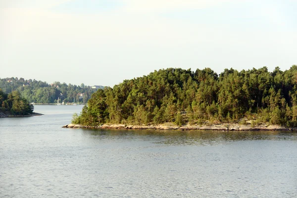Одинокий остров в Швеции, Архипелаг — стоковое фото