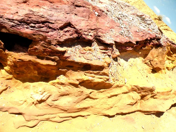 Ψαμμίτης έρημο βουνό Negev — Φωτογραφία Αρχείου