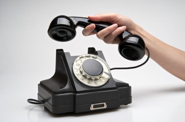 vintage telefon seçmek yukarıya