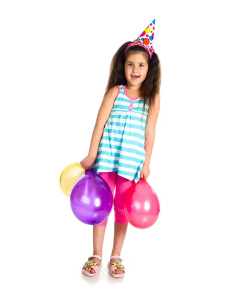 Dziewczynka w urodziny WPR — Zdjęcie stockowe