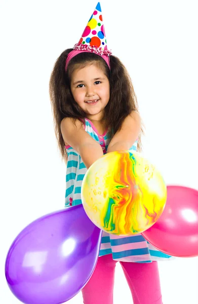 Dziewczynka w urodziny WPR — Zdjęcie stockowe