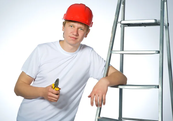 Porträt eines Bauunternehmers — Stockfoto