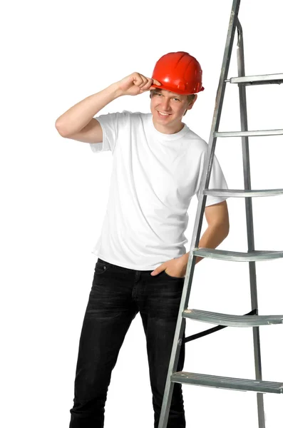 Retrato de un constructor — Foto de Stock