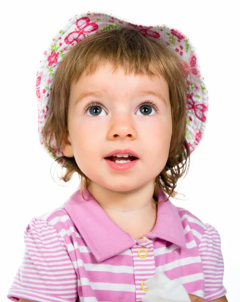 Carino bambina primo piano — Foto Stock