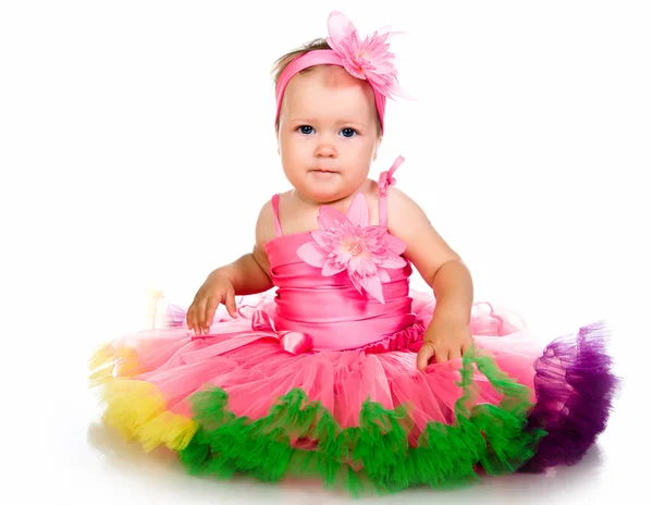 小さな女の子が妖精の衣装 — ストック写真