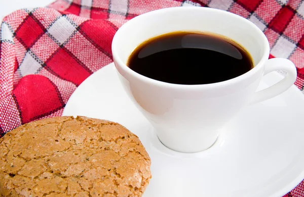 Kopje thee en cookie — Stockfoto