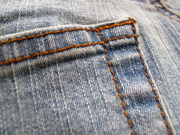 Jeans hautnah — Stockfoto