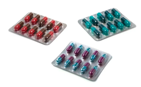Tablettenverpackungen — Stockfoto