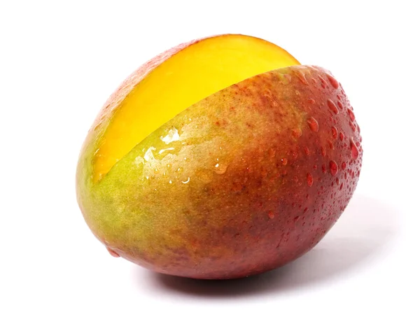 Mango på hvit – stockfoto