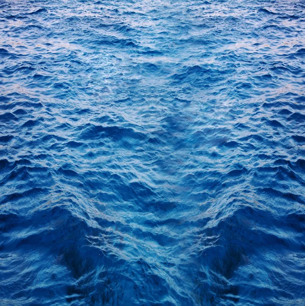 Modré vlny vody — Stock fotografie