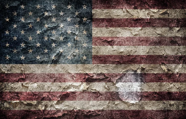 Amerikansk flag. - Stock-foto