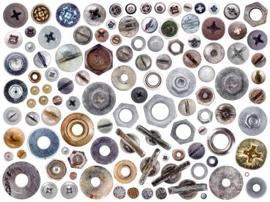 Screws and nuts. clipart