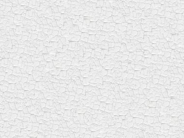 Seamless white painted cracked texture. clipart