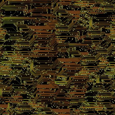 Circuit board seamless background. clipart
