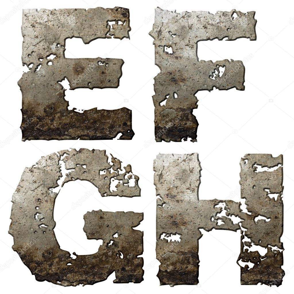 Iron alphabet. Stock Photo by ©Leonardi 6454274