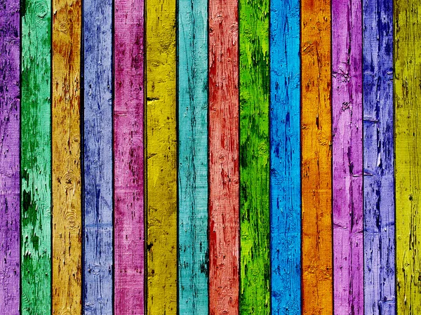 Colorful fence. — Stock Photo, Image