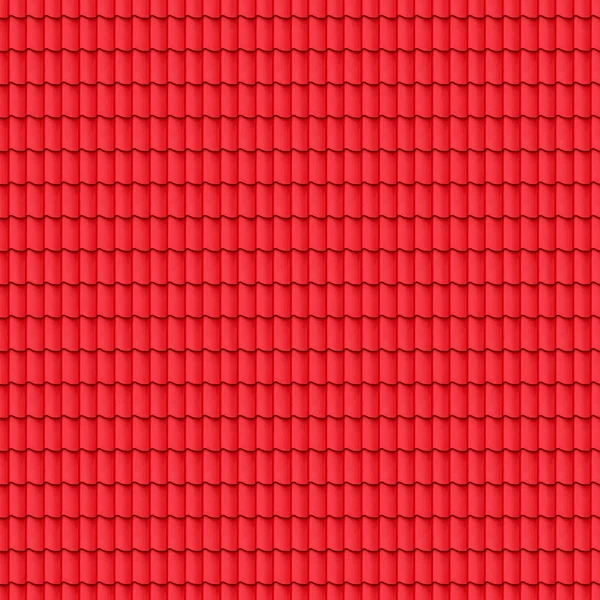 Techo de azulejos rojo patrón sin costura . — Foto de Stock