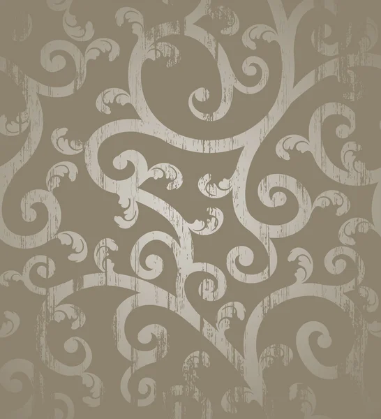 Grunge floral fond sans couture — Image vectorielle