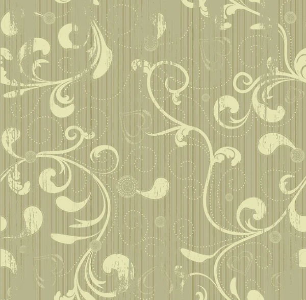 Grunge floral fond sans couture — Image vectorielle