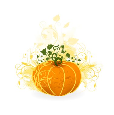 Pumpkin design clipart