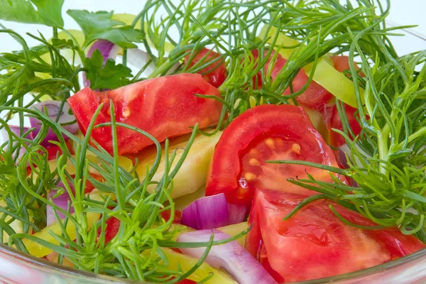 Салат з помідорів — стокове фото