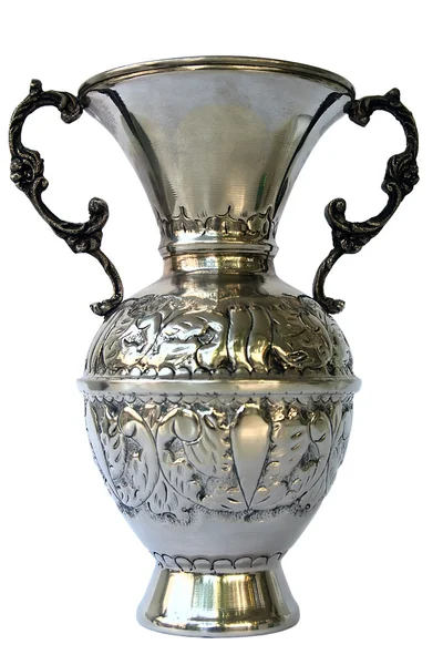 Серебряная ваза — стоковое фото