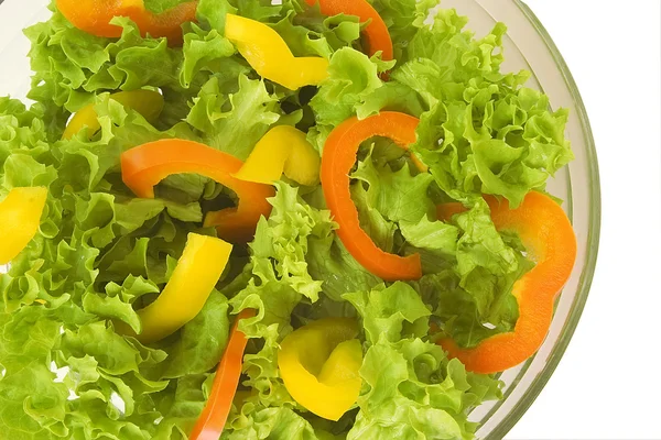Салат з листям салату — стокове фото
