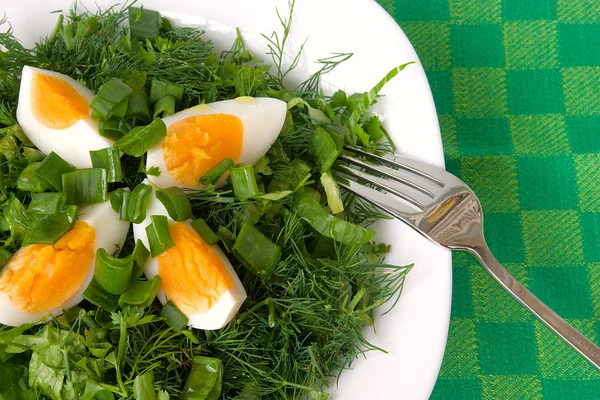 Σαλάτα με αυγό — Φωτογραφία Αρχείου